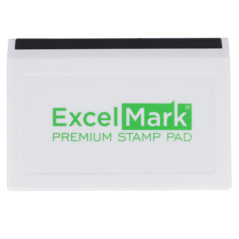 ExcelMark Ink Pads for Rubber Stamps Medium Size 2-5/8â€ by 4-1/4â€ (Green) - Image 3